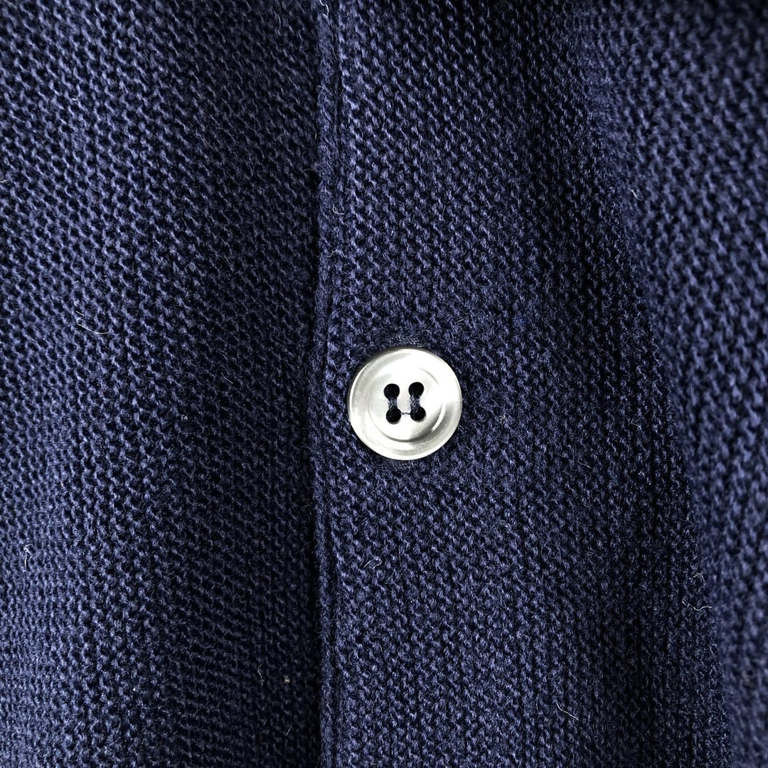 90'S CLASSICS knit cardigan, made in USA, men's size XL equivalent, vintage. unclear navy blue type Vintage Second Hand