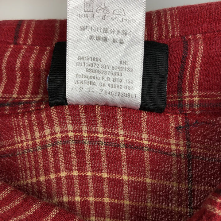 2000'S Patagonia Organic Cotton A Organic cotton red type Vintage Second Hand