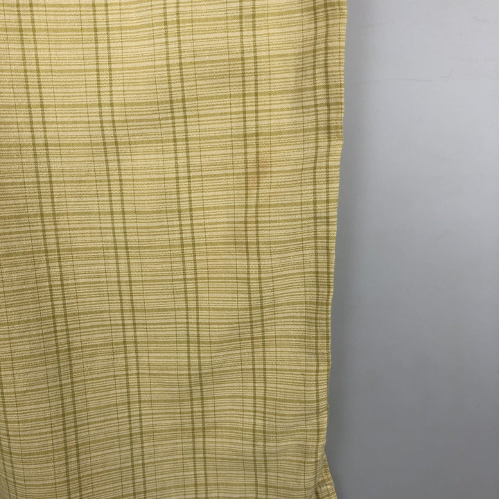 Patagonia Organic Cotton 52920 Stainless Steel Short-Sleeve Cotton Check Shirt, Boxy Shirt, Men's Size M Organic cotton yellow type Vintage Second Hand