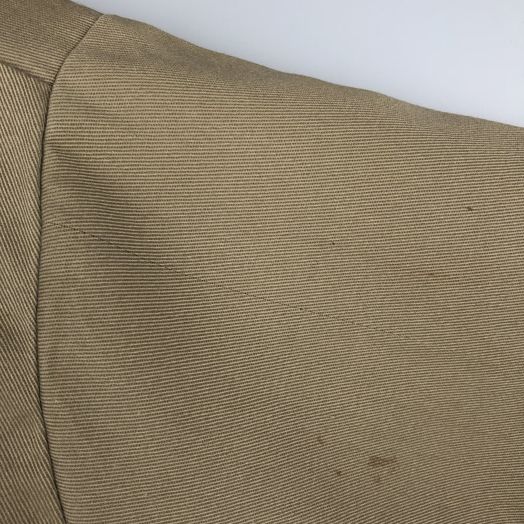 Dickies short-sleeved work shirt, made in the USA, men's size XL. polyester Beige type Vintage Second Hand