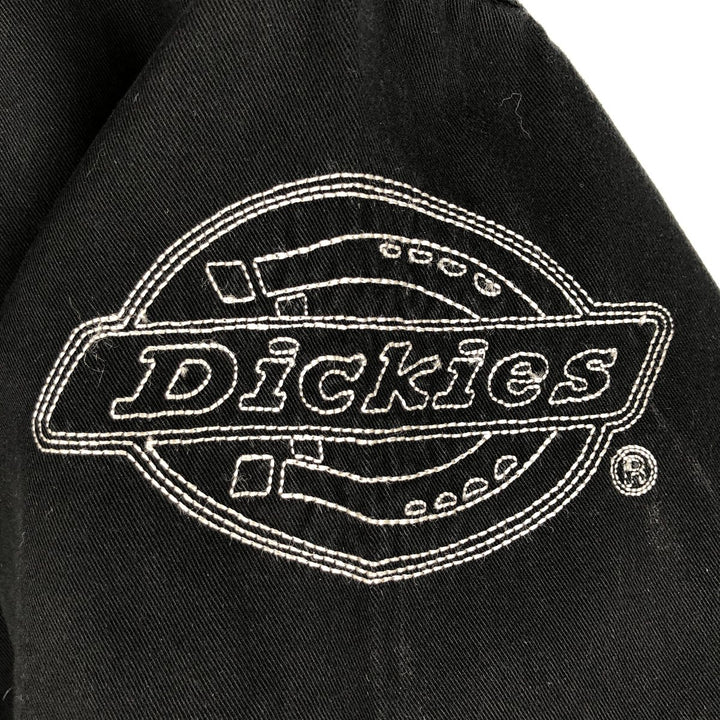 Dickies Short Sleeve Work Shirt Box Shirt Men's L Size cotton black type Vintage Second Hand