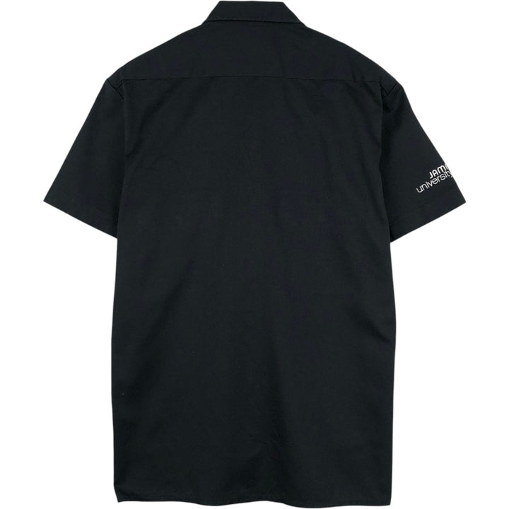 Dickies short-sleeved work shirt, boxy fit, men's size S. polyester black type Vintage Second Hand
