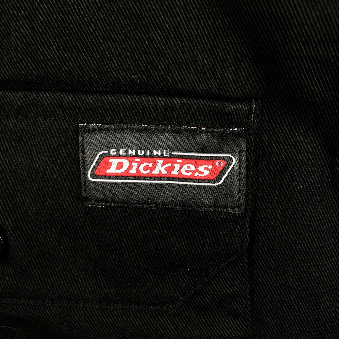 Dickies Short Sleeve Work Shirt Box Shirt Men's M Size cotton black type Vintage Second Hand