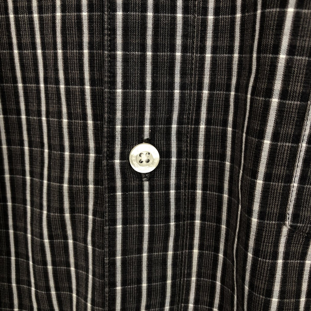 Carhartt Check Pattern Short Sleeve Work Shirt, Men's XL cotton brown type Vintage Second Hand