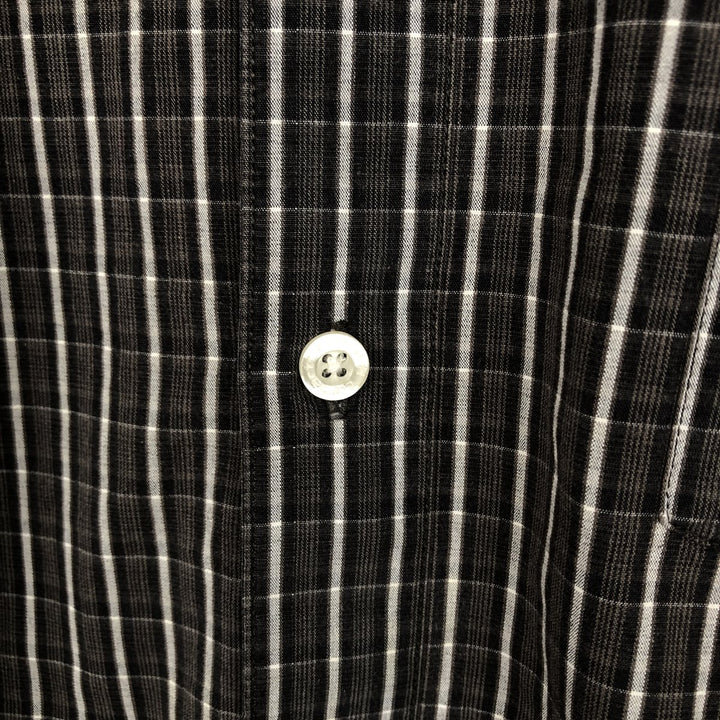 Carhartt Check Pattern Short Sleeve Work Shirt, Men's XL cotton brown type Vintage Second Hand
