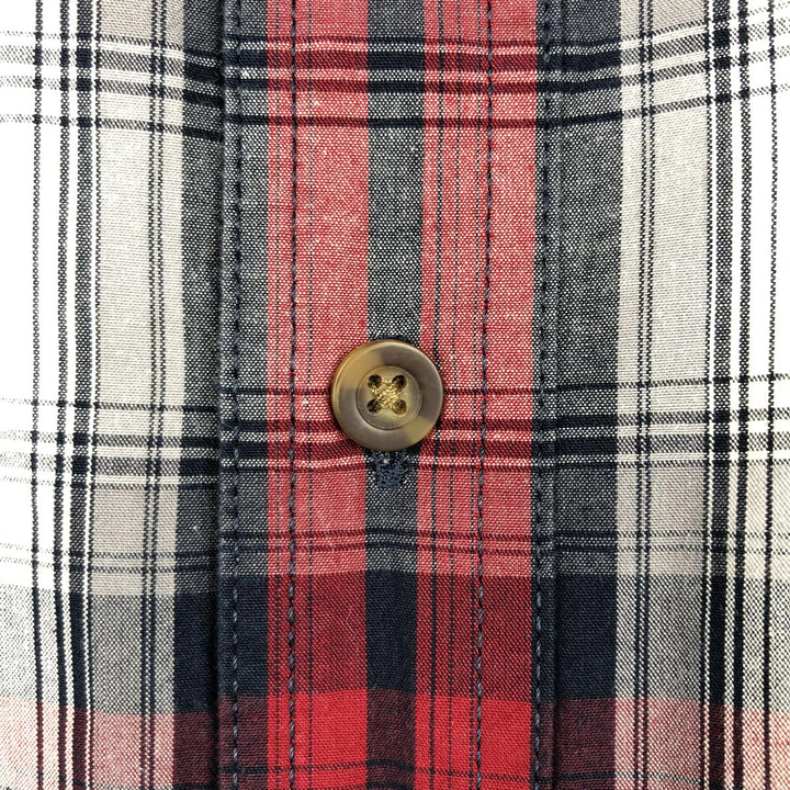 Carhartt Relaxed Fit Check Pattern Short Sleeve Work Shirt, Men's Medium cotton red type Vintage Second Hand