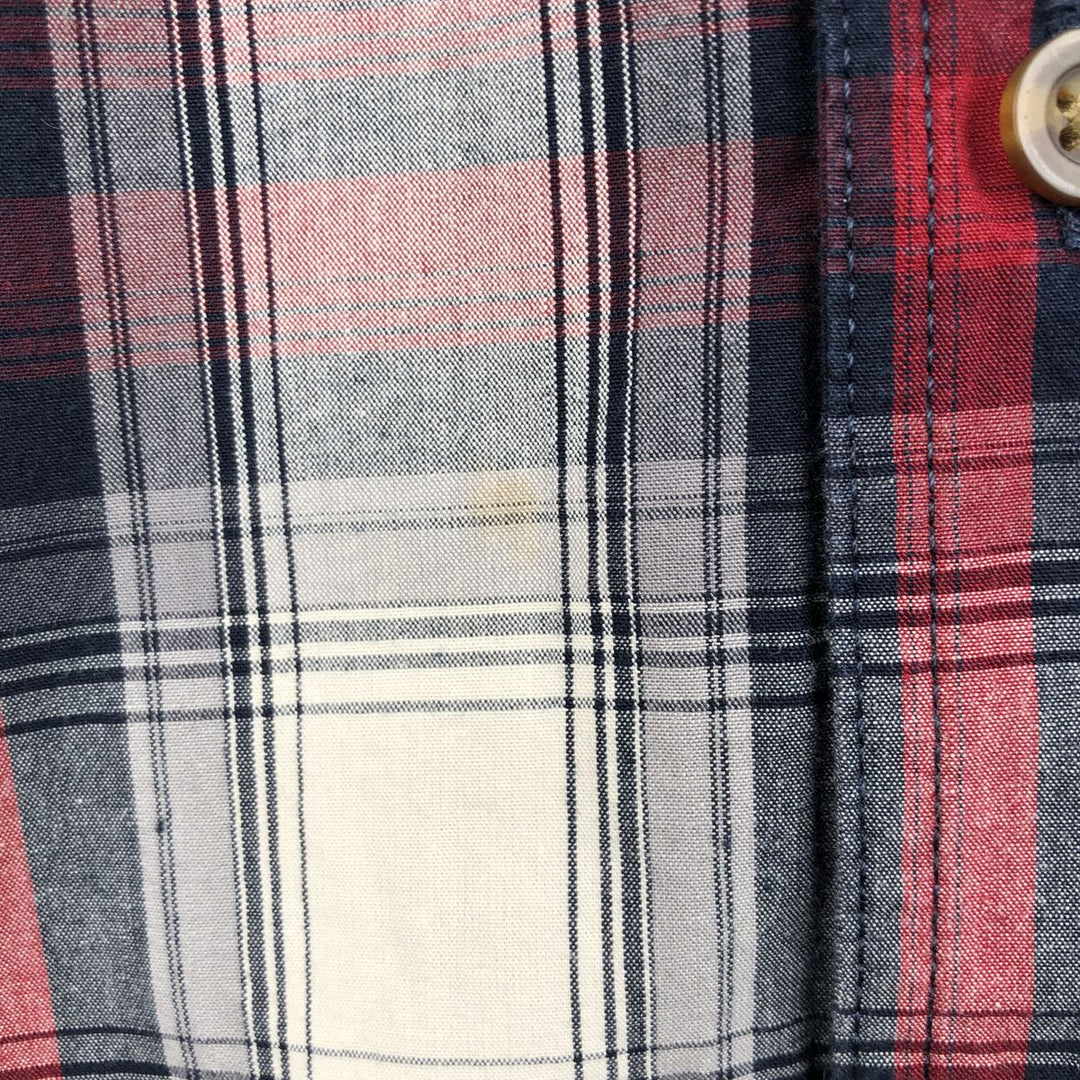 Carhartt Relaxed Fit Check Pattern Short Sleeve Work Shirt, Men's Medium cotton red type Vintage Second Hand