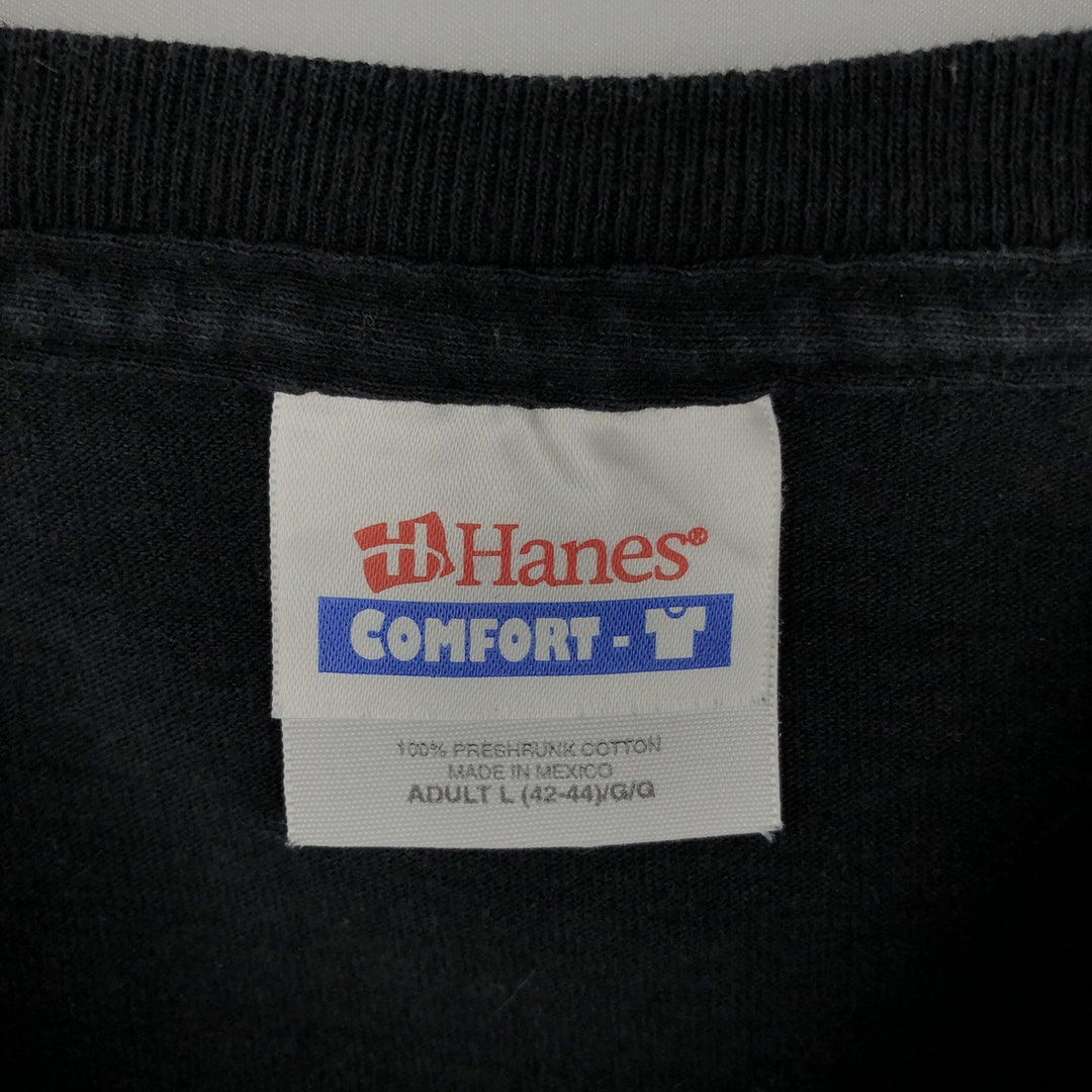 2000'S Hanes COMFORT-T THE FLASH character print T-shirt, men's size L (approx.) cotton black type Vintage Second Hand