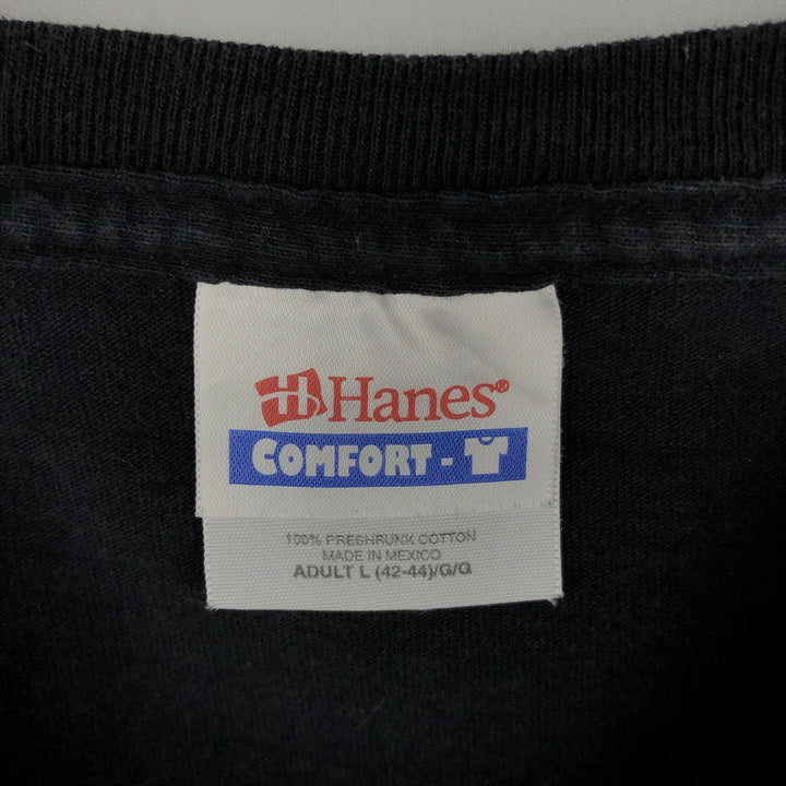 2000'S Hanes COMFORT-T THE FLASH character print T-shirt, men's size L (approx.) cotton black type Vintage Second Hand