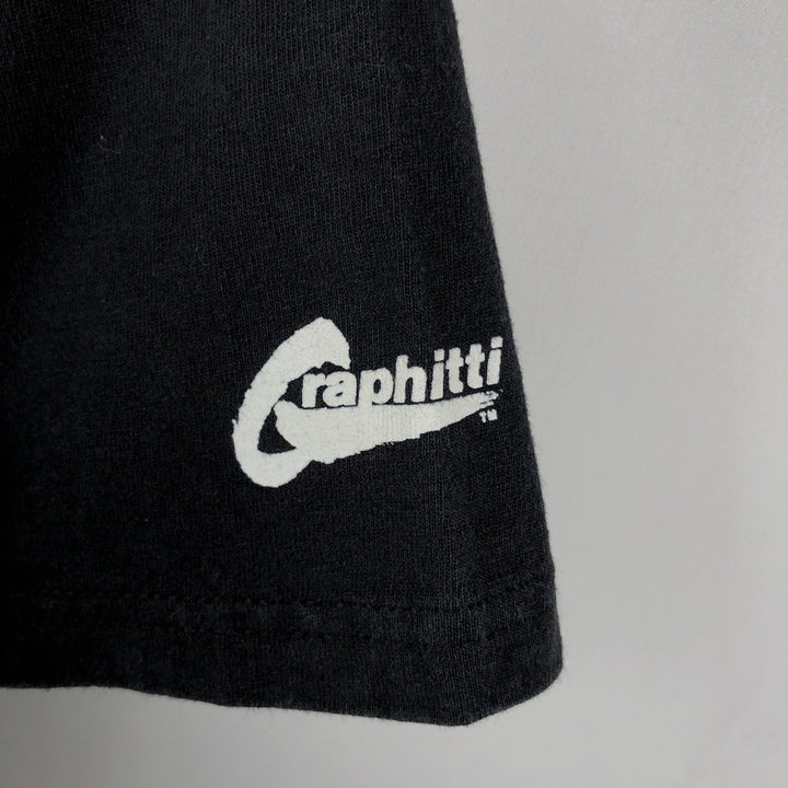 2000'S Hanes COMFORT-T THE FLASH character print T-shirt, men's size L (approx.) cotton black type Vintage Second Hand
