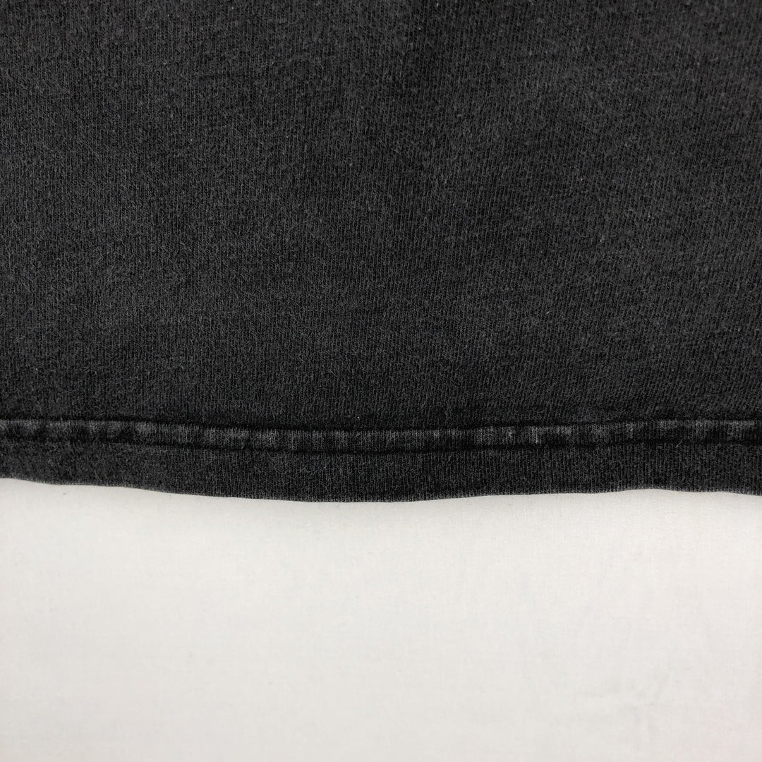 2000'S Hanes BEEFY-T Motorcycle T-shirt, Men's XL equivalent. cotton black type Vintage Second Hand
