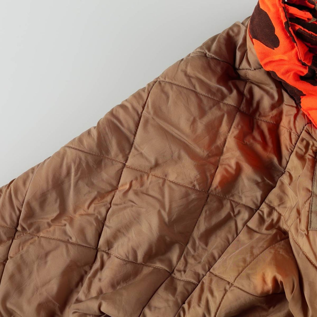 Raerviks Camouflage Pattern Duck Hunter Camo Hunting Jacket, Men's Size L (approx.) unclear orange type Vintage Second Hand