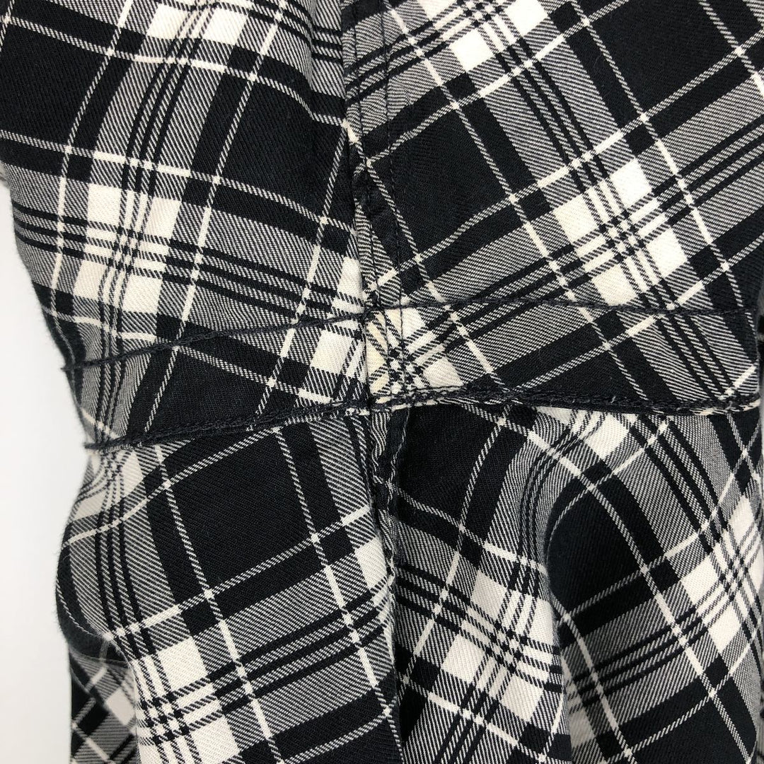 Ralph Lauren POLO RALPH LAUREN Check Pattern Long-Sleeve Cotton Shirt, Men's Size M (approx.) cotton black type Vintage Second Hand