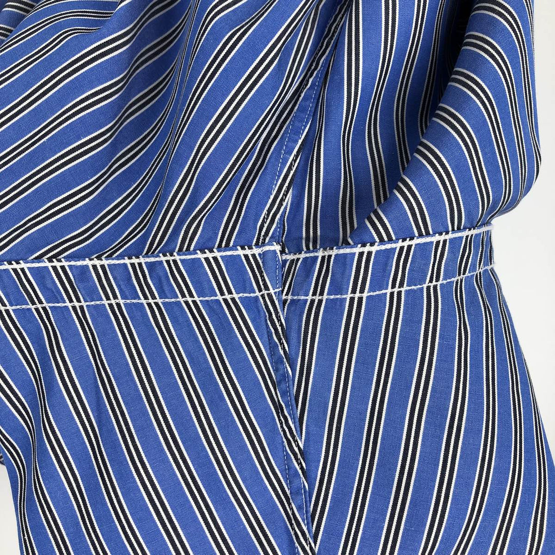 Ralph Lauren Classic Fit Multi Stripe Long Sleeve Button Down Striped Shirt Men's Size L cotton blue type Vintage Second Hand