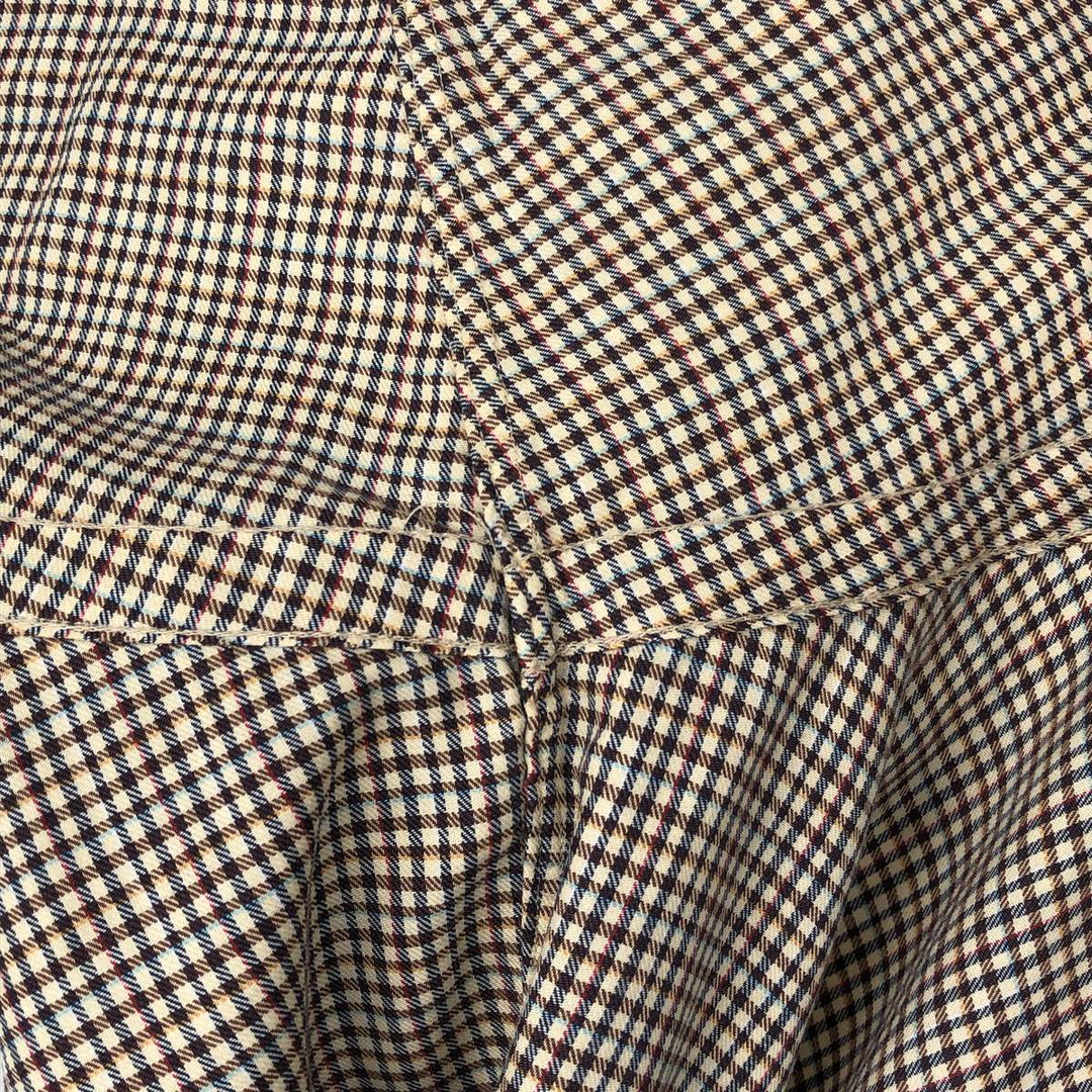Ralph Lauren BLAKE long sleeve button down check shirt, men's size L cotton brown type Vintage Second Hand