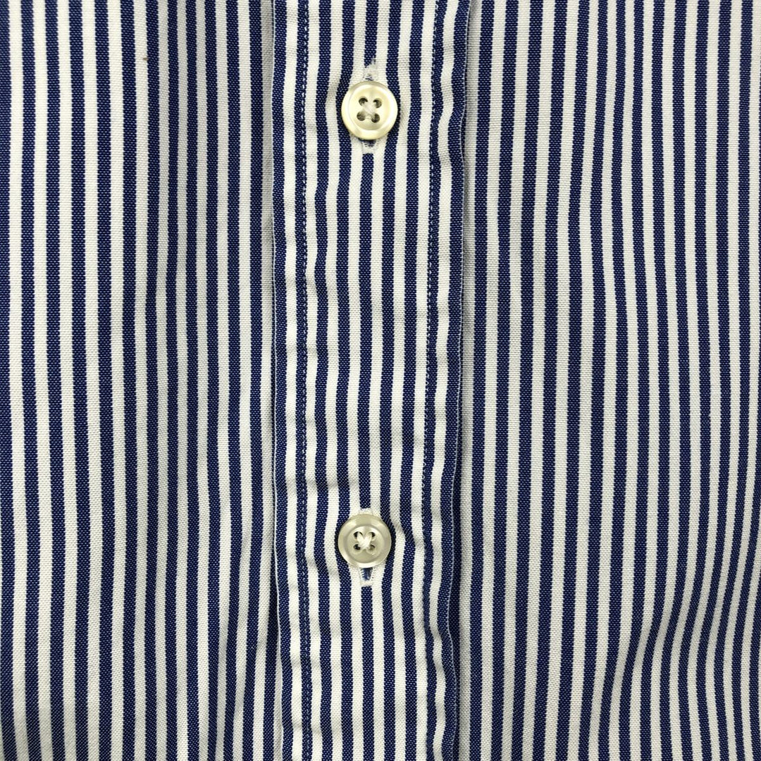 Ralph Lauren Classic Fit Long Sleeve Button Down Striped Shirt Men's XL cotton blue type Vintage Second Hand
