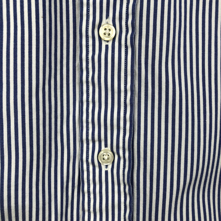 Ralph Lauren Classic Fit Long Sleeve Button Down Striped Shirt Men's XL cotton blue type Vintage Second Hand