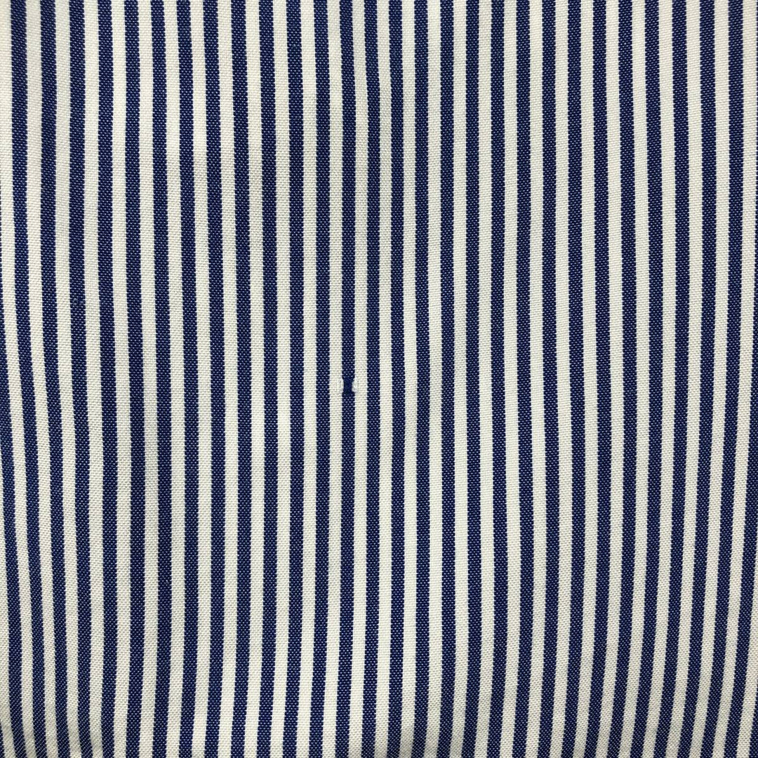 Ralph Lauren Classic Fit Long Sleeve Button Down Striped Shirt Men's XL cotton blue type Vintage Second Hand