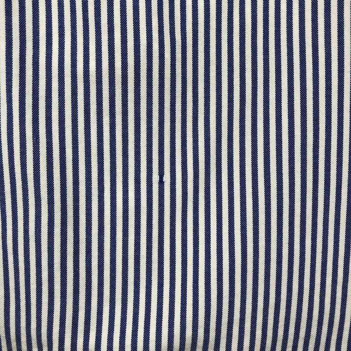 Ralph Lauren Classic Fit Long Sleeve Button Down Striped Shirt Men's XL cotton blue type Vintage Second Hand