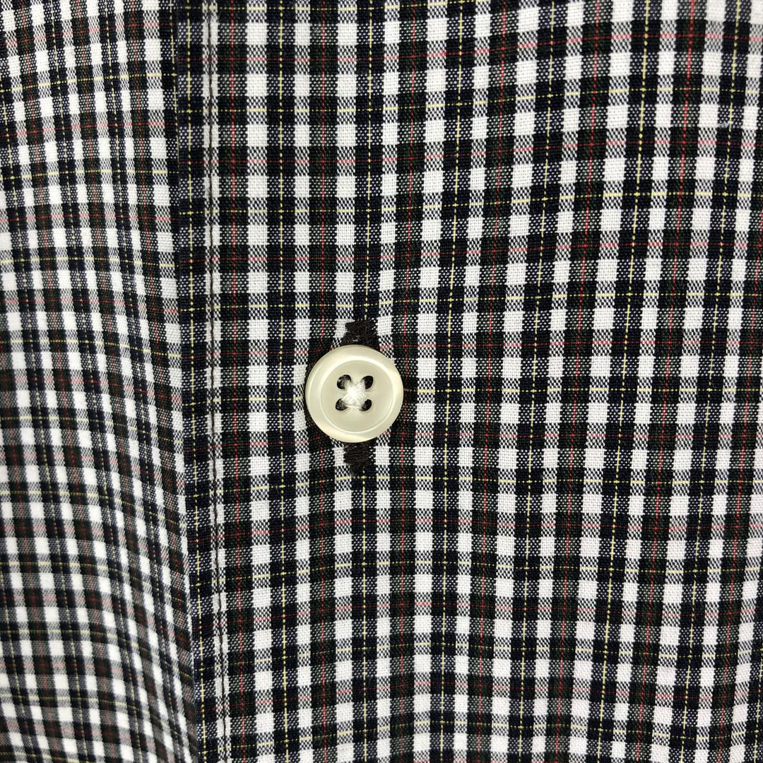 Ralph Lauren MARLOWE Long Sleeve Button-Down Check Shirt, Men's Size L cotton Green type dark green Vintage Second Hand