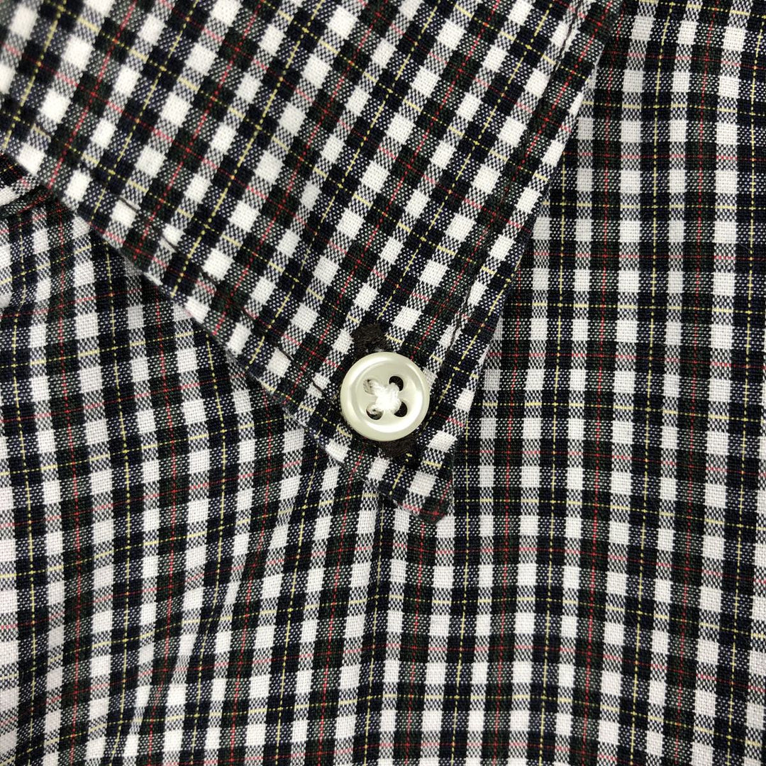Ralph Lauren MARLOWE Long Sleeve Button-Down Check Shirt, Men's Size L cotton Green type dark green Vintage Second Hand