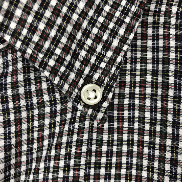 Ralph Lauren MARLOWE Long Sleeve Button-Down Check Shirt, Men's Size L cotton Green type dark green Vintage Second Hand