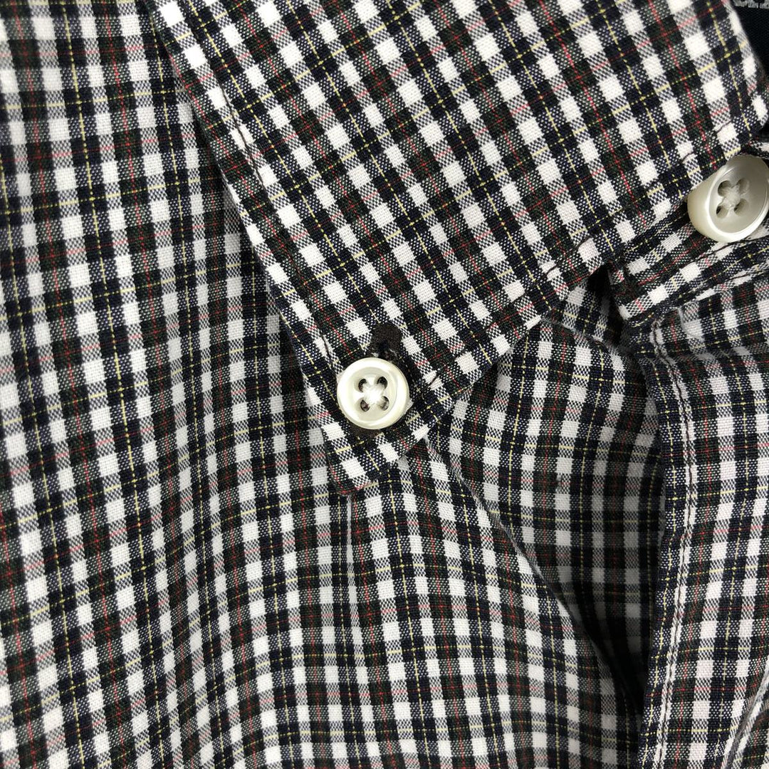 Ralph Lauren MARLOWE Long Sleeve Button-Down Check Shirt, Men's Size L cotton Green type dark green Vintage Second Hand