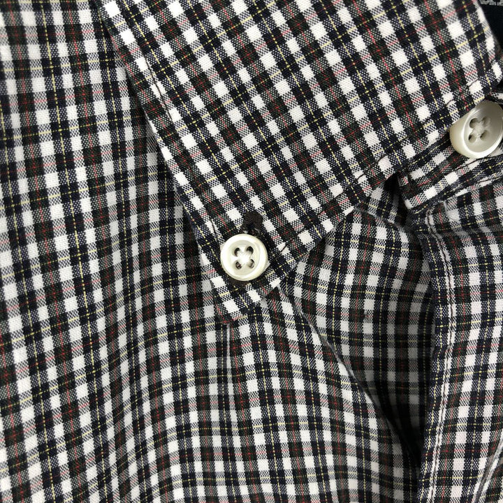 Ralph Lauren MARLOWE Long Sleeve Button-Down Check Shirt, Men's Size L cotton Green type dark green Vintage Second Hand