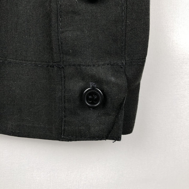 80s-90'S Supreme Short-Sleeve Open-Collar Mexican Shirt/Cuban Shirt/Box Shirt, Men's XXL Equivalent, Vintage polyester black type Vintage Second Hand