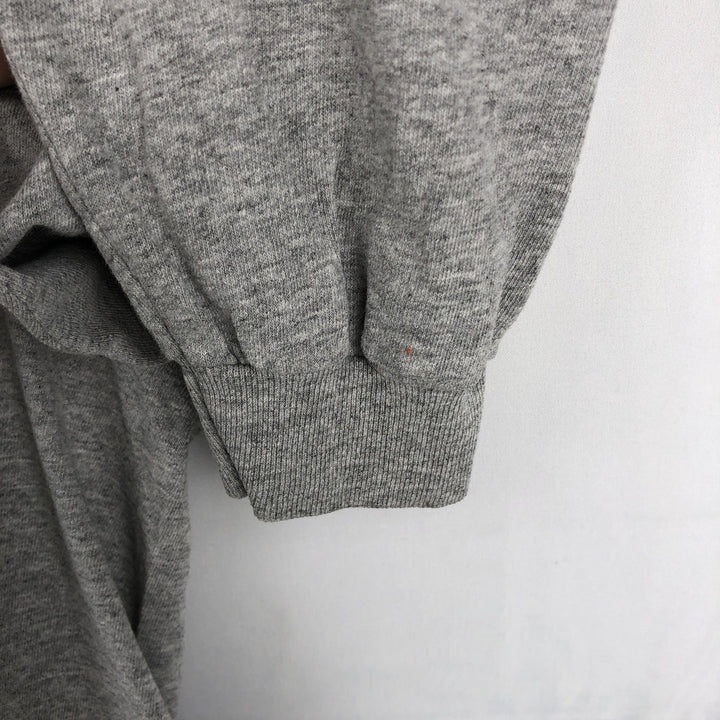 2000'S Delta Harvard College Long-Sleeve T-Shirt (Men's Size L) cotton gray type Vintage Second Hand