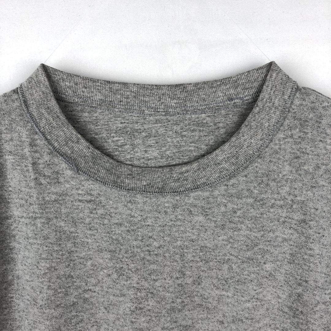 2000'S Delta Harvard College Long-Sleeve T-Shirt (Men's Size L) cotton gray type Vintage Second Hand