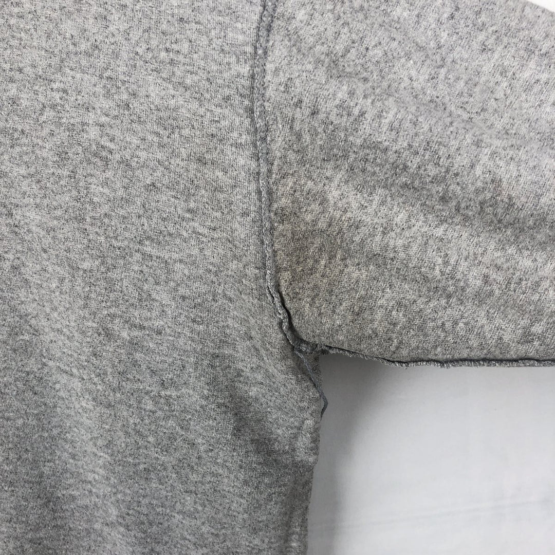 2000'S Delta Harvard College Long-Sleeve T-Shirt (Men's Size L) cotton gray type Vintage Second Hand