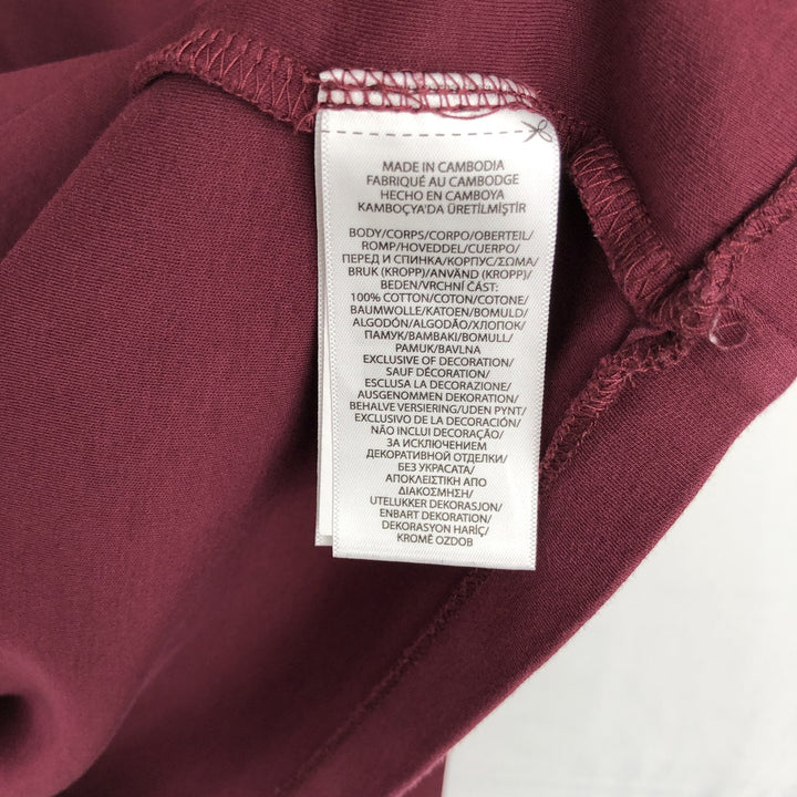 Ralph Lauren POLO RALPH LAUREN CUSTOM SLIM FIT Long-Sleeve T-Shirt (Men's Size L) cotton bordeaux Vintage Second Hand