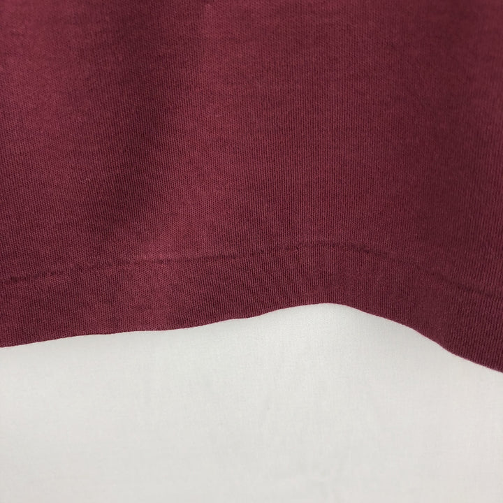 Ralph Lauren POLO RALPH LAUREN CUSTOM SLIM FIT Long-Sleeve T-Shirt (Men's Size L) cotton bordeaux Vintage Second Hand