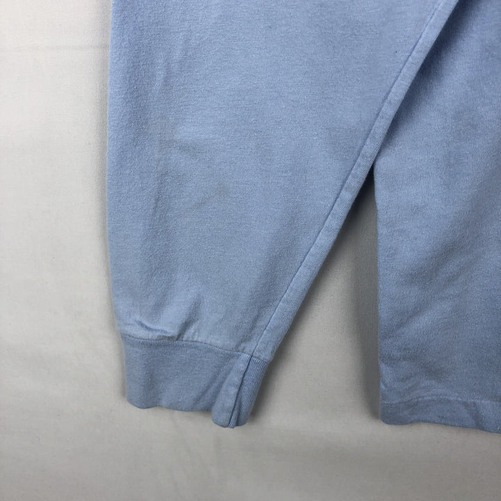 Ralph Lauren POLO by Ralph Lauren long-sleeved T-shirt, men's size M cotton Blue type light blue Vintage Second Hand