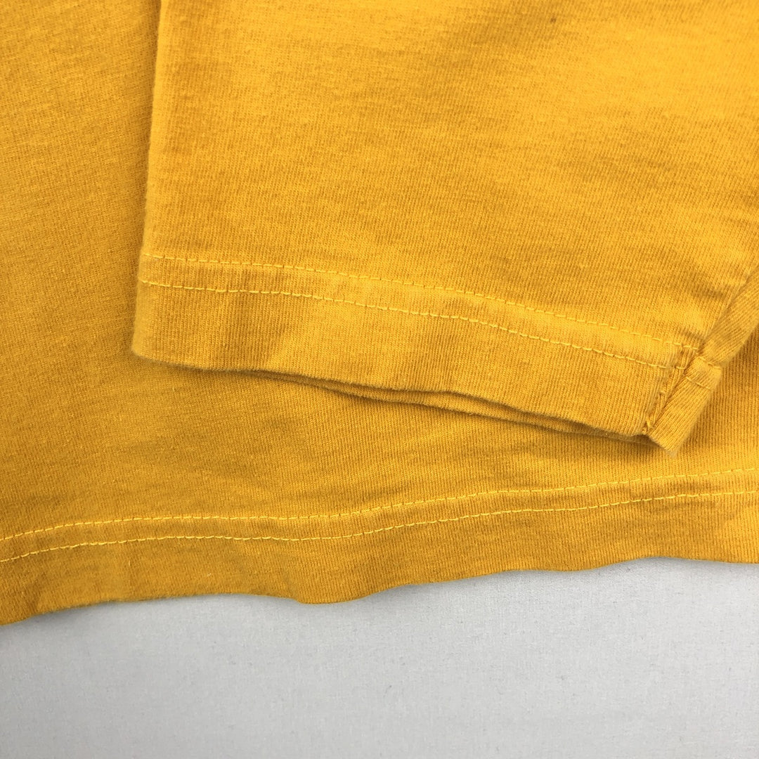 Ralph Lauren CHAPS Long-Sleeve T-Shirt (Men's Size L) cotton yellow type Vintage Second Hand