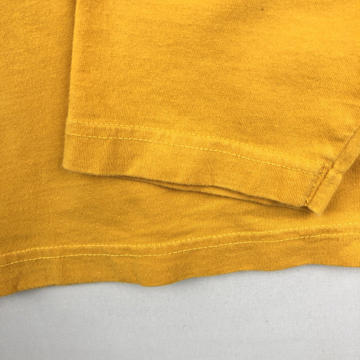 Ralph Lauren CHAPS Long-Sleeve T-Shirt (Men's Size L) cotton yellow type Vintage Second Hand