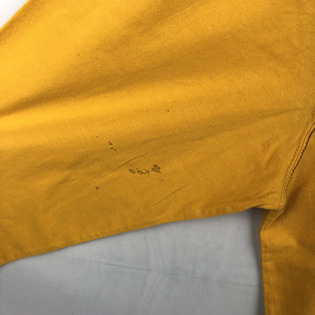 Ralph Lauren CHAPS Long-Sleeve T-Shirt (Men's Size L) cotton yellow type Vintage Second Hand