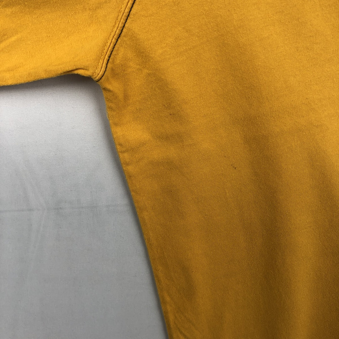 Ralph Lauren CHAPS Long-Sleeve T-Shirt (Men's Size L) cotton yellow type Vintage Second Hand