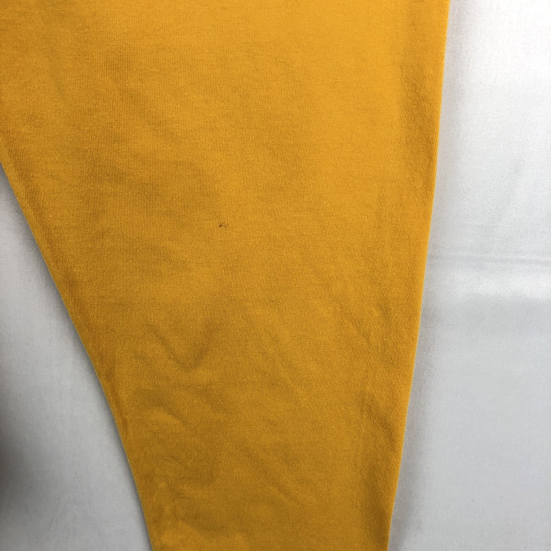 Ralph Lauren CHAPS Long-Sleeve T-Shirt (Men's Size L) cotton yellow type Vintage Second Hand