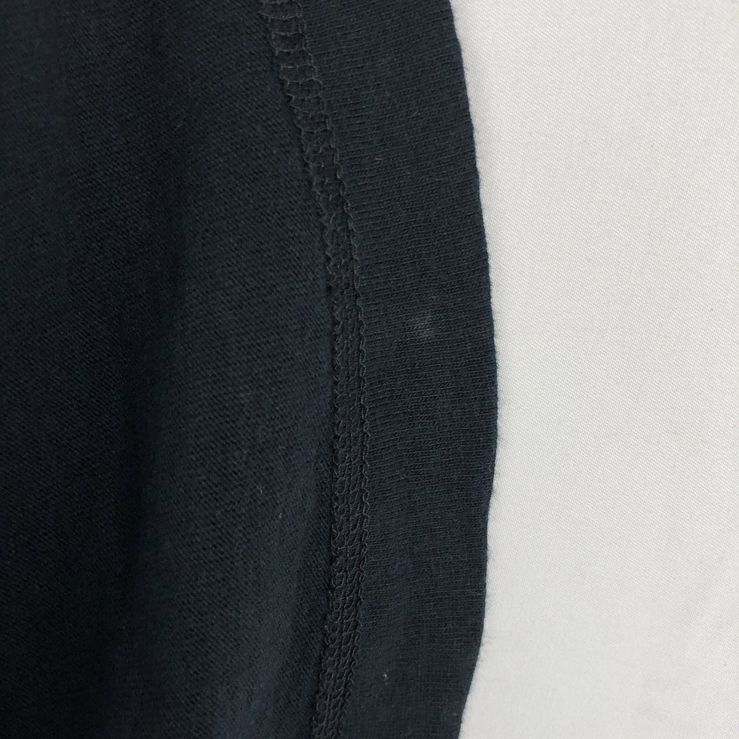 90'S Levi's Henley Neck Long-Sleeve T-Shirt, Made in USA, Men's Size L (Equivalent), Vintage cotton black type Vintage Second Hand