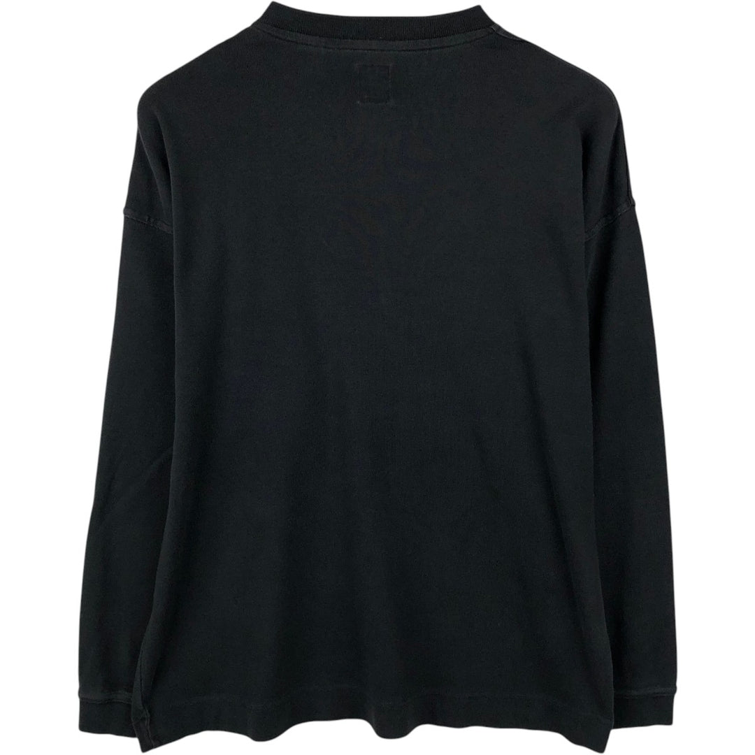 90'S GAP Old Gap Henley Neck Long Sleeve T-Shirt, Men's Size M (Equivalent) Vintage cotton black type Vintage Second Hand