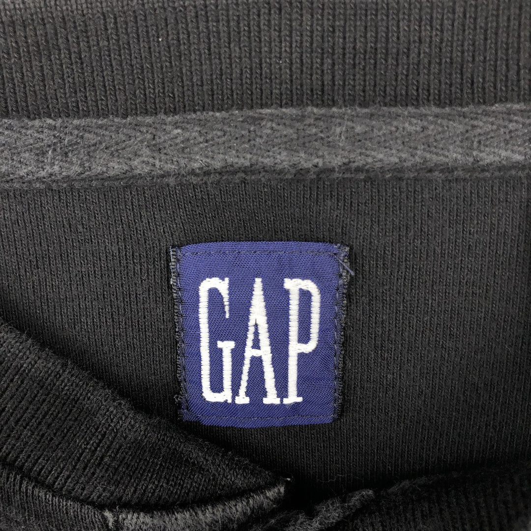 90'S GAP Old Gap Henley Neck Long Sleeve T-Shirt, Men's Size M (Equivalent) Vintage cotton black type Vintage Second Hand