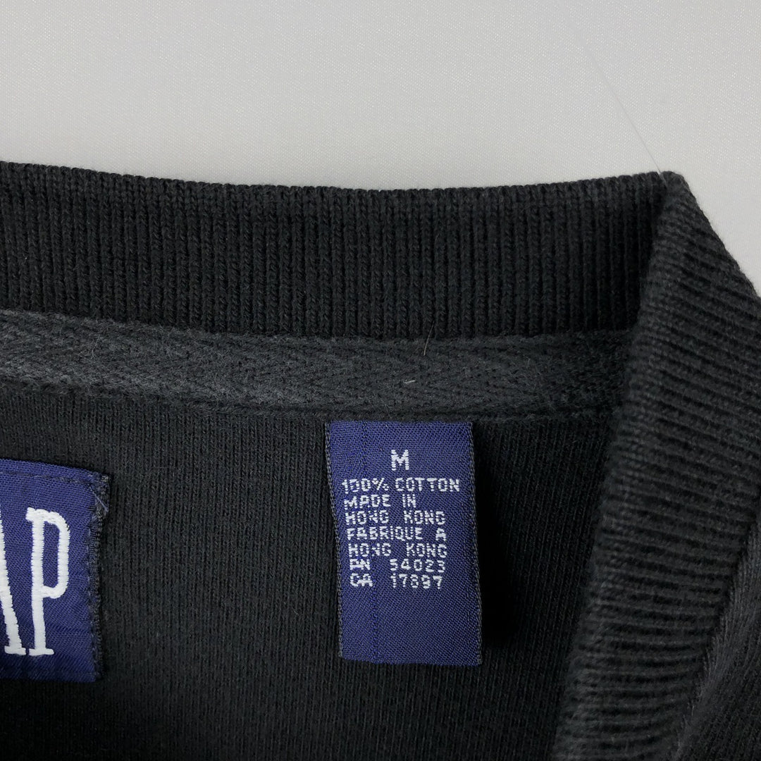 90'S GAP Old Gap Henley Neck Long Sleeve T-Shirt, Men's Size M (Equivalent) Vintage cotton black type Vintage Second Hand