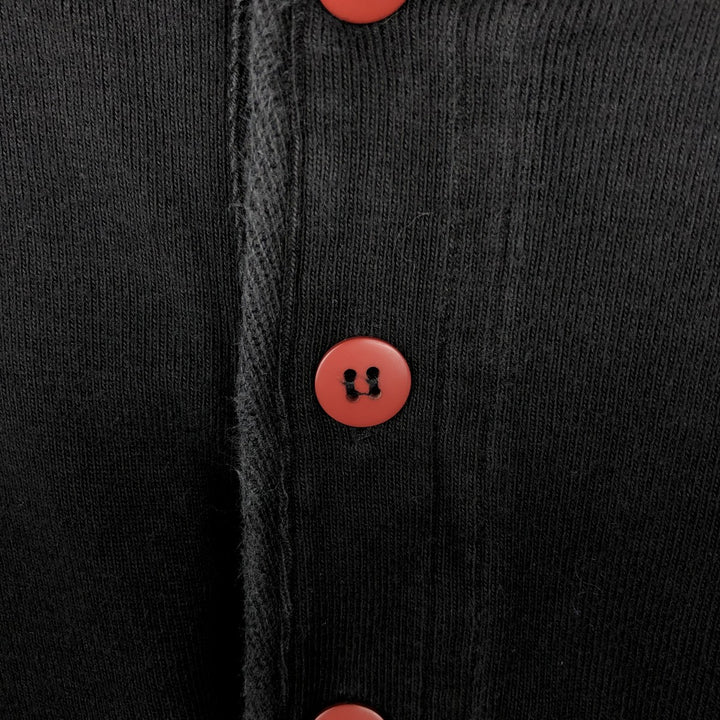 90'S GAP Old Gap Henley Neck Long Sleeve T-Shirt, Men's Size M (Equivalent) Vintage cotton black type Vintage Second Hand