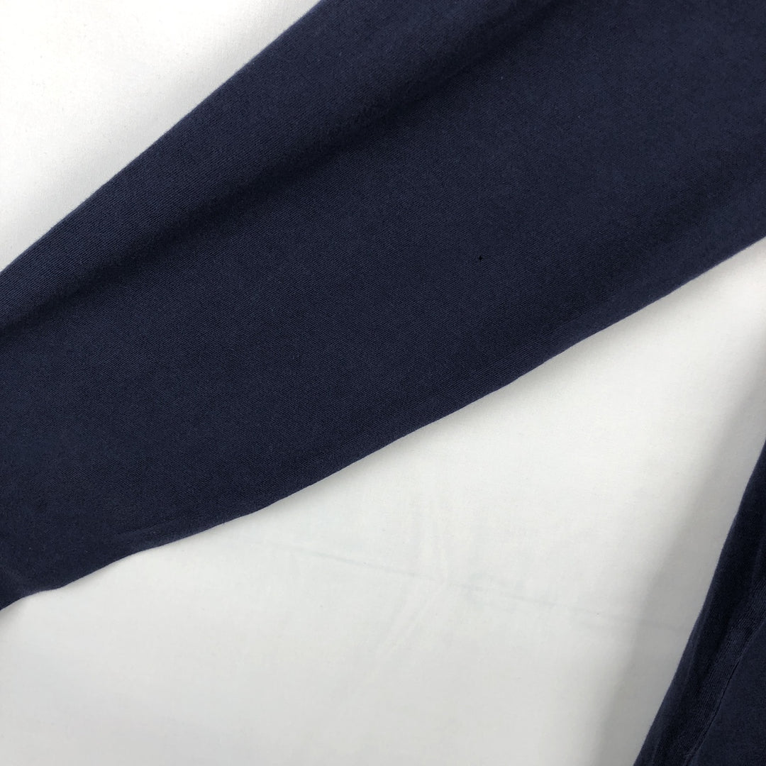 Ralph Lauren POLO RALPH LAUREN Olympic USA Team Polo Bear Long-Sleeve T-Shirt (Men's Size M) cotton navy blue type Vintage Second Hand