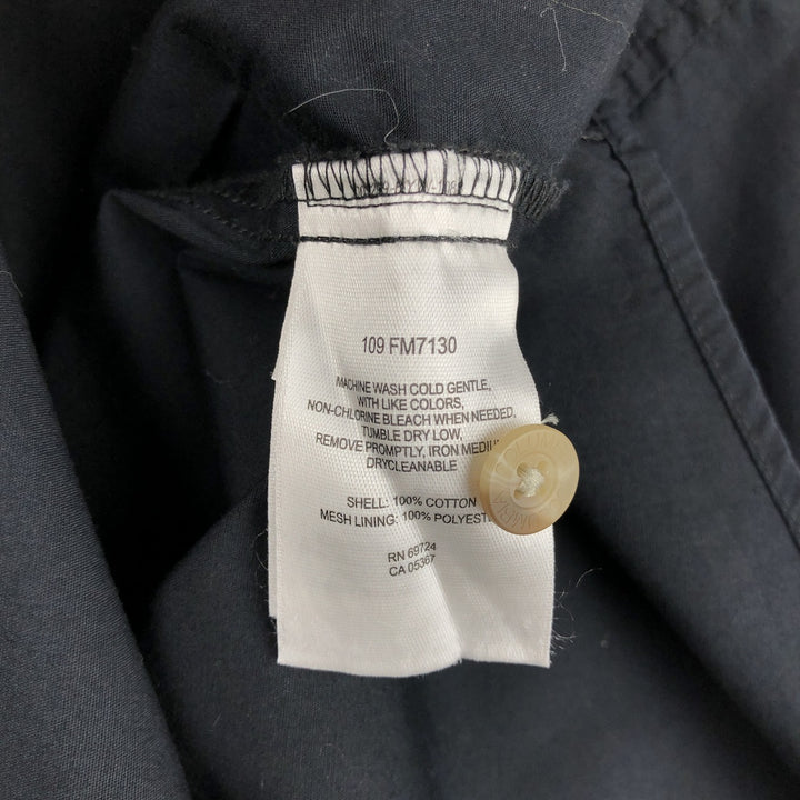 Columbia PFG OMNI-SHADE Omni-Shade Short-Sleeve Fishing Shirt with Concealed Button-Down, Men's Size XL (approx.) cotton black type Vintage Second Hand