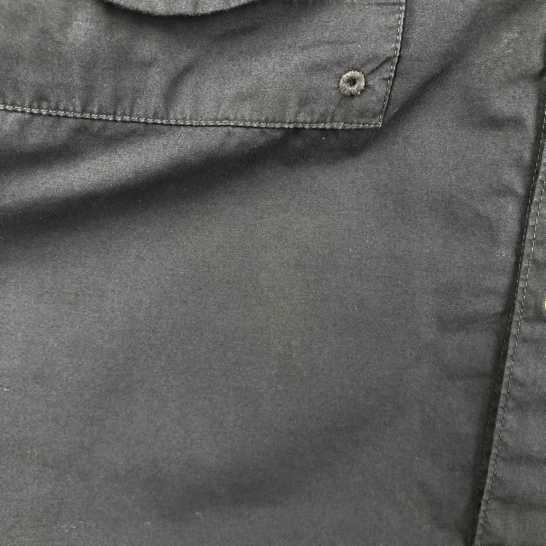 Columbia PFG OMNI-SHADE Omni-Shade Short-Sleeve Fishing Shirt with Concealed Button-Down, Men's Size XL (approx.) cotton black type Vintage Second Hand