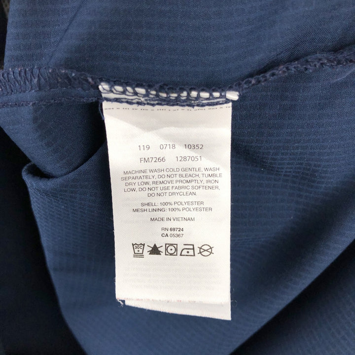 Columbia PFG OMNI-SHADE Omni-Shade Button-Down Short Sleeve Fishing Shirt Men's XL polyester navy blue type Vintage Second Hand