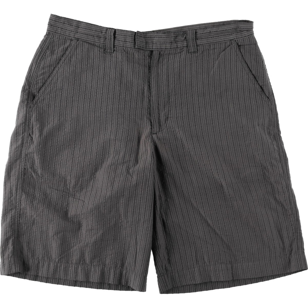 2000'S Patagonia Organic Cotton Thrift Shorts 57627S0 Stripe Pattern Shorts Half Pants Men's W34 equivalent polyester gray type Vintage Second Hand